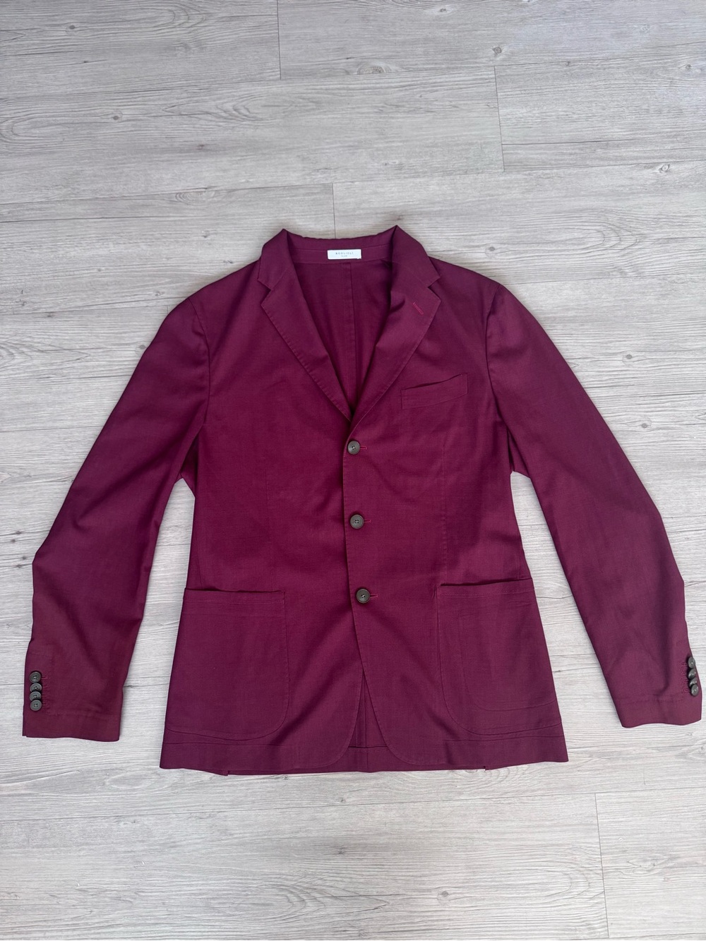 Boglioli Milano Burgundy Blazer Made in Italy